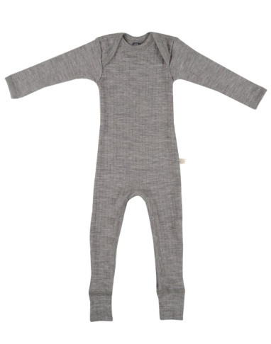 DILLING Baby ribbed merino woolsuit GREY MELANGE, various sizes