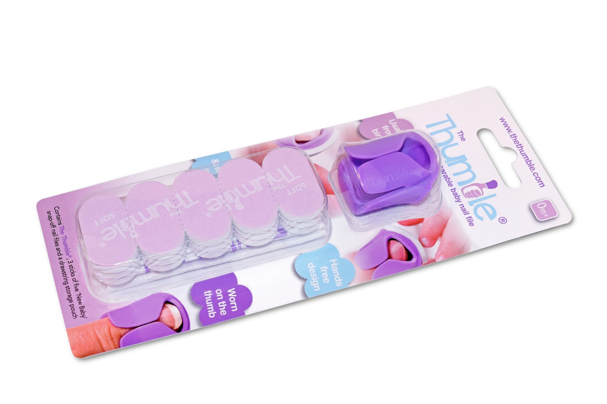 THE THUMBLE wearable baby nail file, 2 sizes