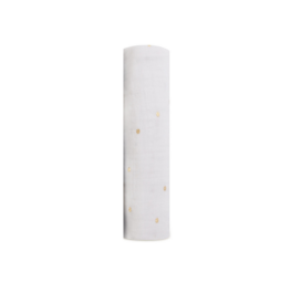 Aden and Anais Gold Deco organic cotton swaddle 120*120 cm, Golden Dots