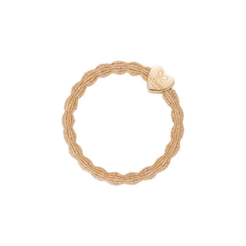 ByEloise golden hair band with GOLD HEART