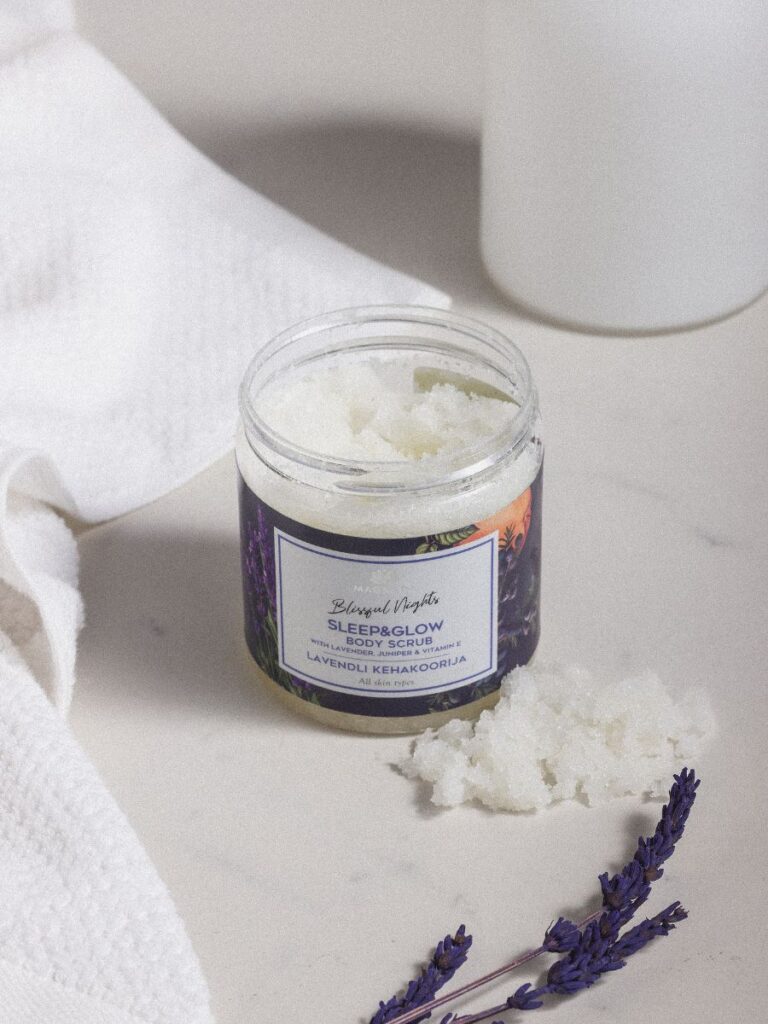 MAGRADA lavender body scrub with grapefruit essential oil, 250 ml - Image 3
