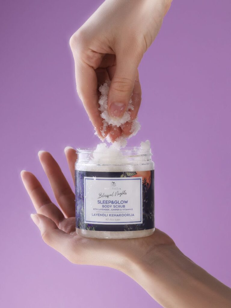 MAGRADA lavender body scrub with grapefruit essential oil, 250 ml - Image 2