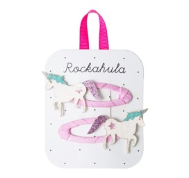 Rockahula Kids ükssarvikumotiiviga klambrid, 2 tk