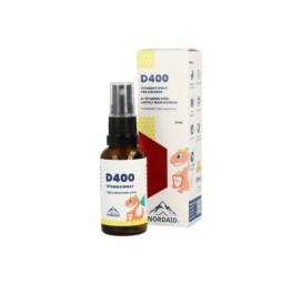 NORDAID suukaudne ja kiiresti imenduv D-vitamiini sprei lastele magusainega D400, 30 ml
