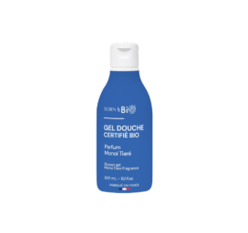 BORN TO BIO orgaaniline monoi lillede lõhnaga nahka turgutav dušigeel, 300 ml