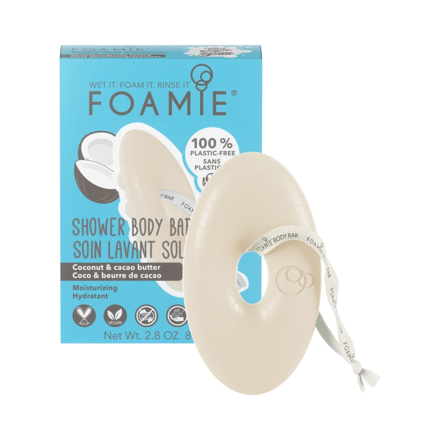 FOAMIE solid shower bar with Coconut oil for intensive moisture, 80g