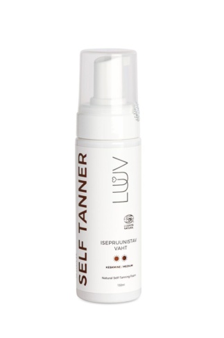 LUUV looduslik isepruunistuv vaht KESKMISE tooniga, 150 ml