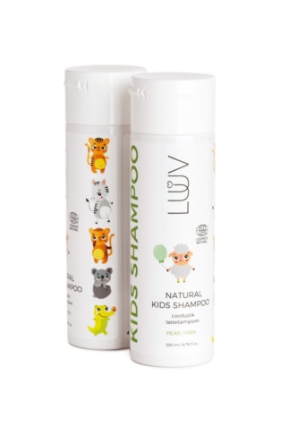 LUUV looduslik pirnilõhnaline šampoon lastele, 200 ml