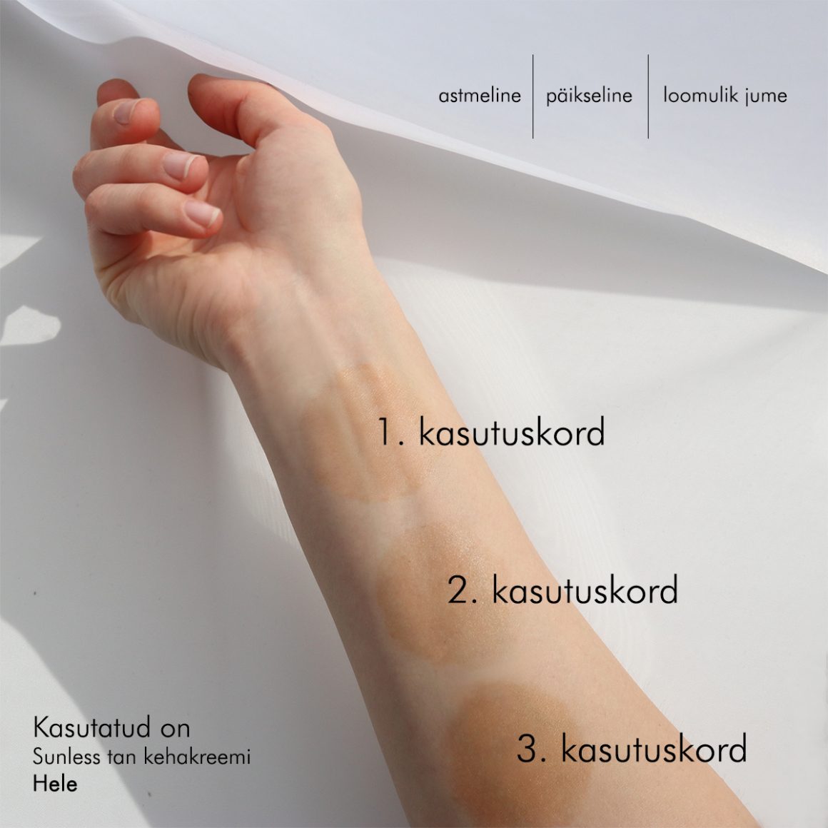 JOIK looduslik isepruunistuv kehakreem toon HELE, 150 ml - Image 3