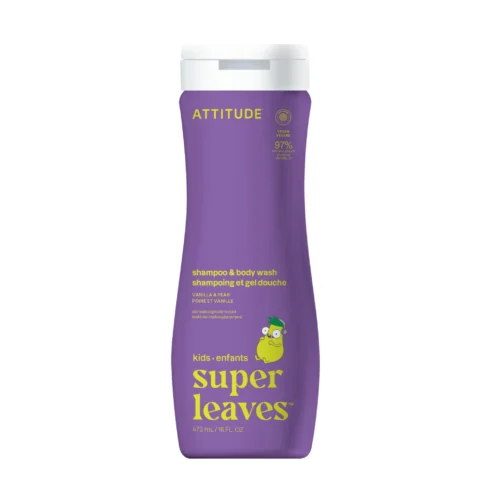 Attitude Little Leaves 2in1 Shampoo & Body Wash Vanilla & Pear, 473 ml