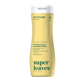ATTITUDE Super Leaves sügavpuhastav šampoon tuhmidele juustele, 473 ml