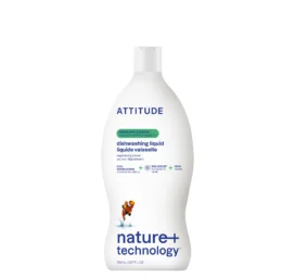 Attitude Washing Up Liquid Green Apple & Basil, 700 ml