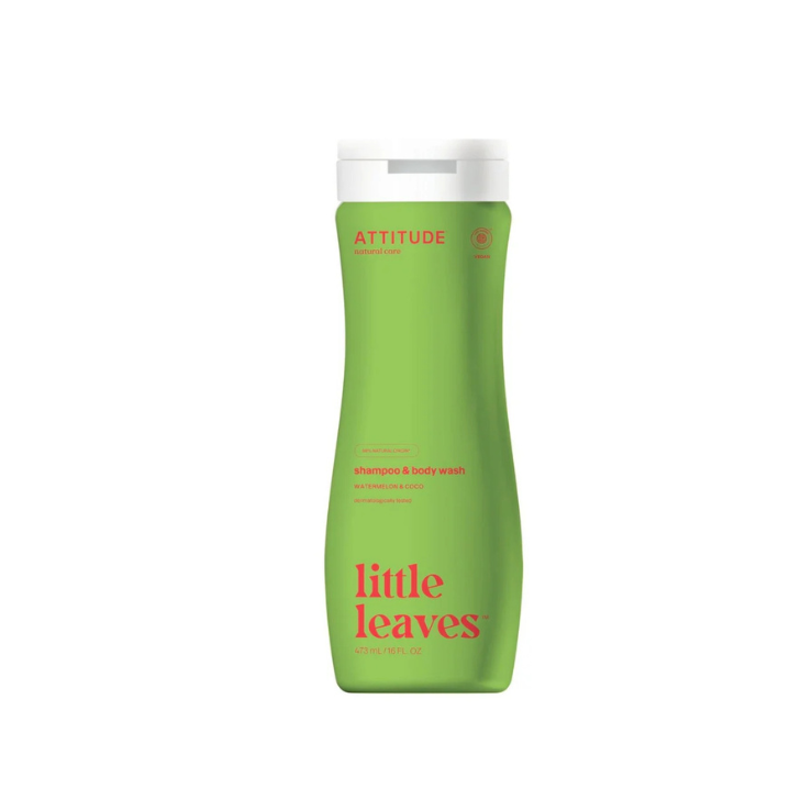 Attitude Little Leaves 2in1 Shampoo & Body Wash Watermelon & Coco, 473 ml