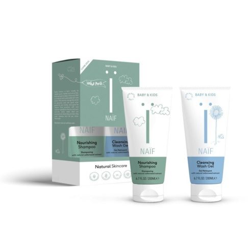 NAÏF Shampoo & Wash Gel Duo for Baby & Kids set of  200ml+200ml