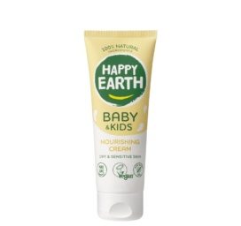 HAPPY EARTH 100% natural Nourishing Cream Baby & Kids, 75ml