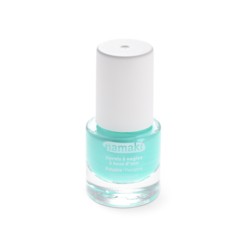 NAMAKI veebaasil mahakooritav küünelakk lastele, toon GREEN WATER, 7,5 ML