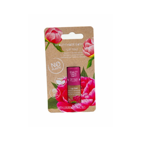 BEAUTY MADE EASY tooni andev huulepalsam PEONY, 5,5 gr