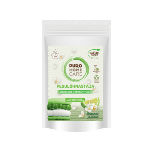 NATURA AMICA Fabric Softener, Bergamot & Jasmine, 120g