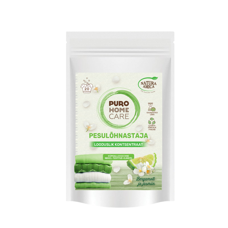 NATURA AMICA Fabric Softener, Bergamot & Jasmine, 120g