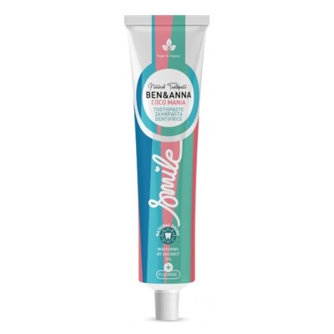 BEN&ANNA flouriidiga kookosemaitseline hambapasta Coco Mania, 75 ml