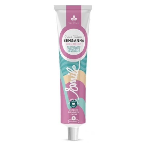 BEN&ANNA flouriidiga hambapasta Wildberry marjamaitseline, 75 ml