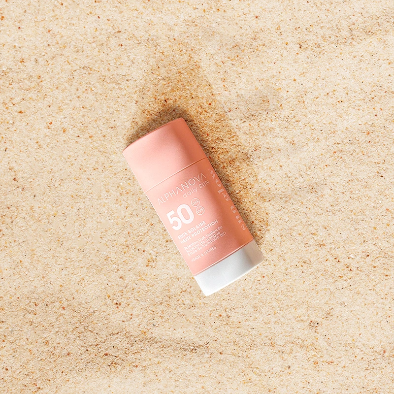 ALPHANOVA Daily Sun SPF50 päikesekaitsepulk näole mangovõi, vaarikaseemneõli ja E-vitamiiniga, 17 ML - Image 2