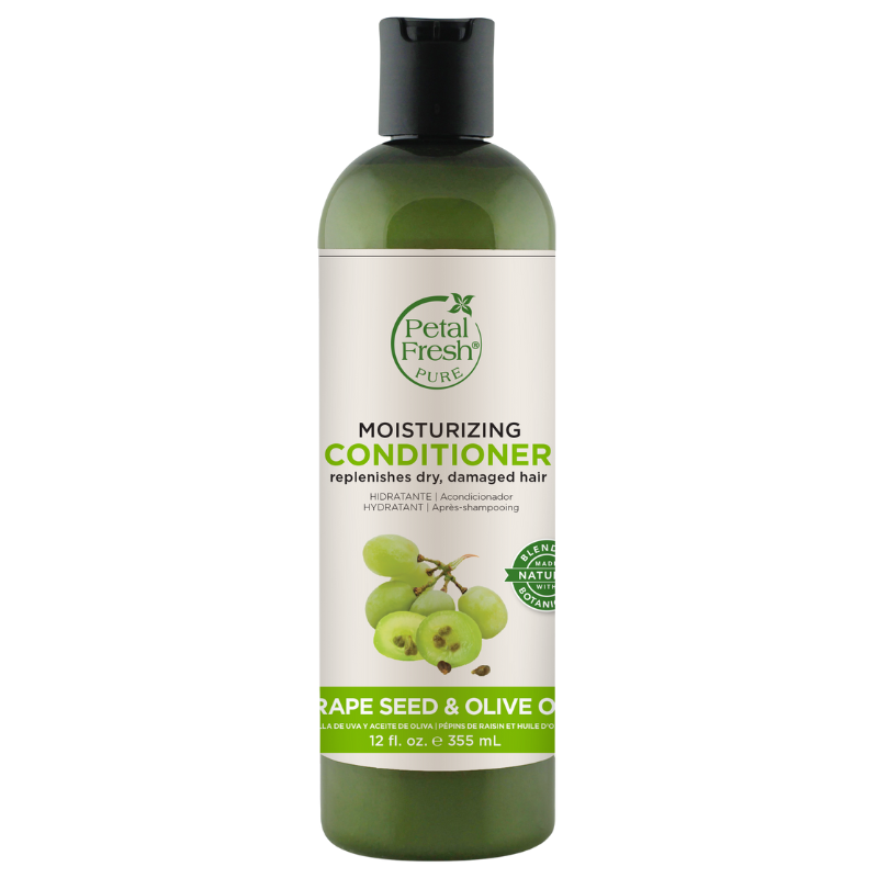 PETAL FRESH viinamarjaseemneõliga palsam kuivadele ja töödeldud juustele, 355 ml