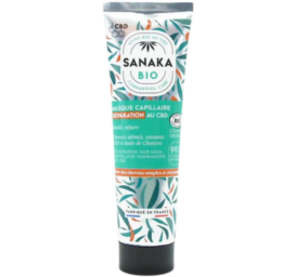 SANAKA orgaaniline taastav juuksemask taimse keratiini ja kanepiõliga kahjustatud ja hapratele juustele, 150 ml