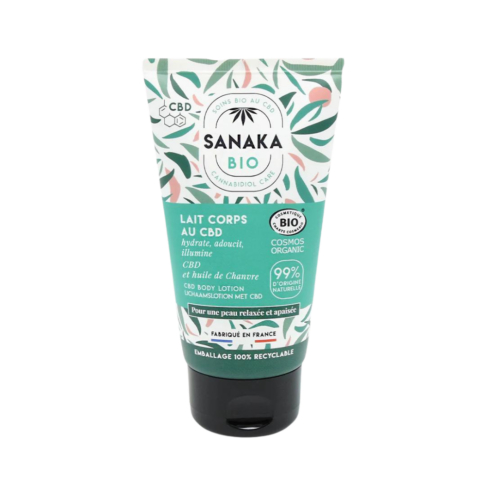 SANAKA orgaaniline pehmendav ihupiim aloe vera, CBD ja kanepiõliga, 150 ml