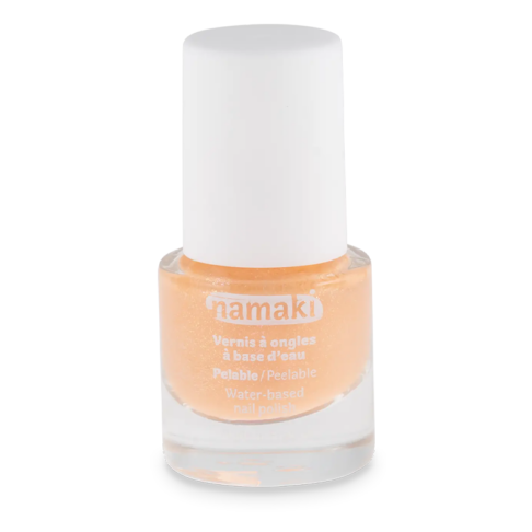 NAMAKI veebaasil mahakooritav küünelakk lastele, toon Peach 7,5 ml