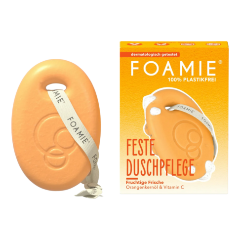 FOAMIE tahke dušiseep apelsiniõli ja C-vitamiiniga Orange Sprizz, 80 gr