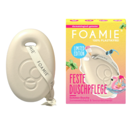 FOAMIE tahke dušiseep Soft Sun riitsinuseõli ja kakaovõiga, 80 gr