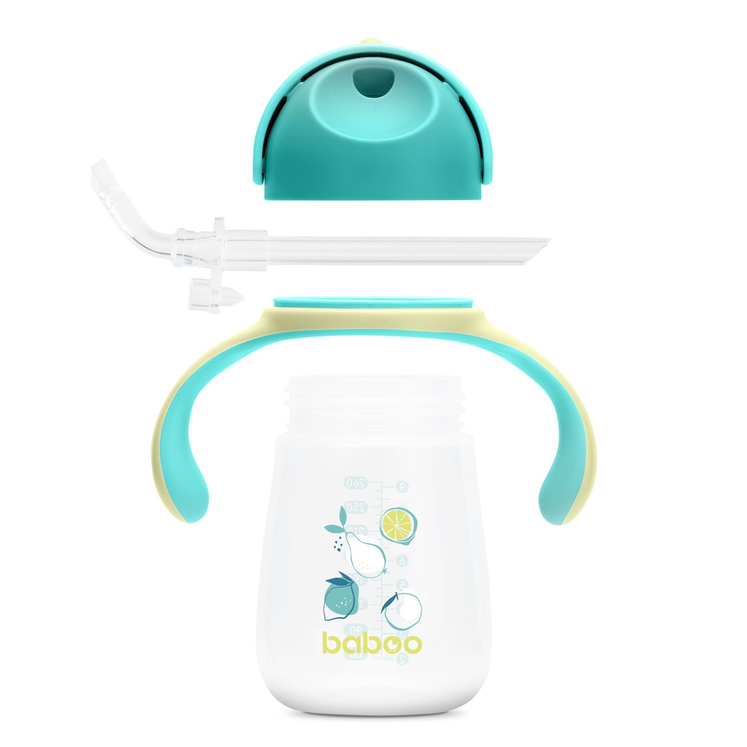 Baboo® SIlikoonkõrrega tass LAGOON FIESTA, 260ml - Image 3