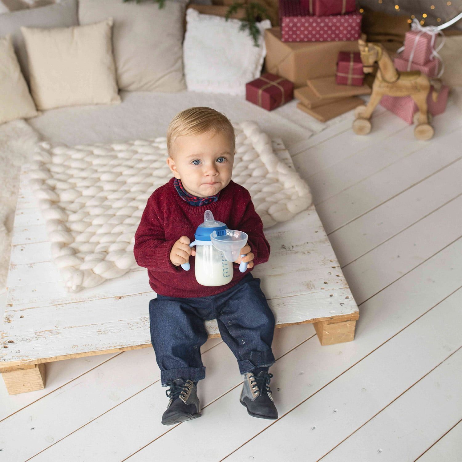 Baboo® Silikoontilaga tass BLUE HAZE, 260ml - Image 3