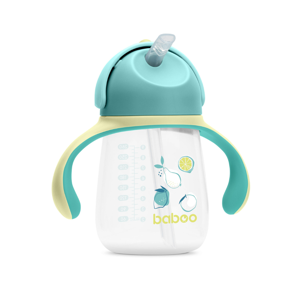 Baboo® SIlikoonkõrrega tass LAGOON FIESTA, 260ml