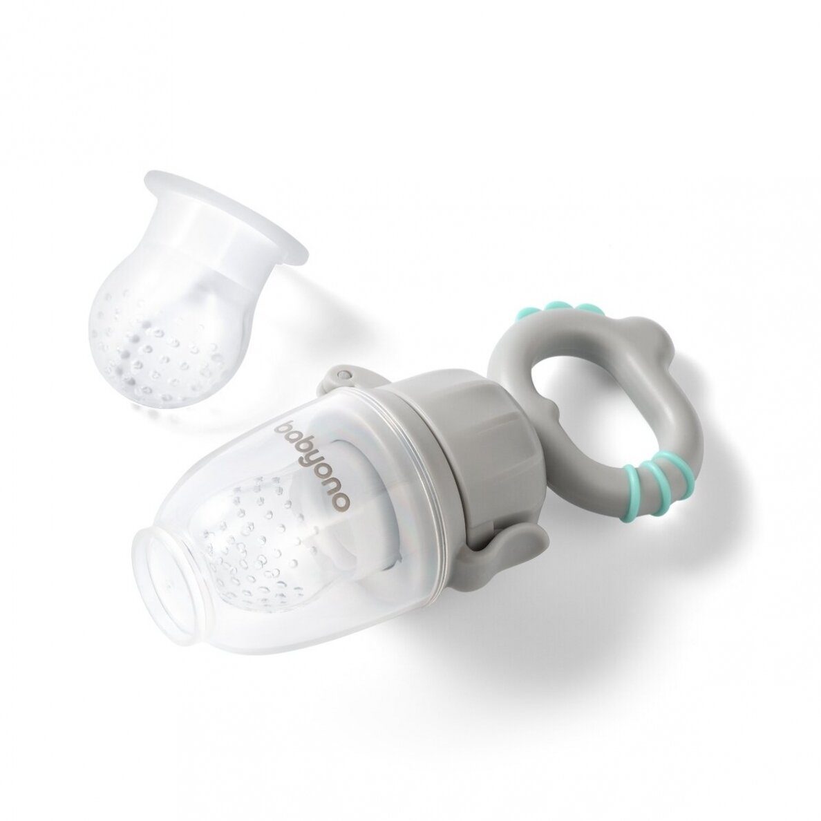 BABYONO keeratav silikoonist puuviljalutt, DINO