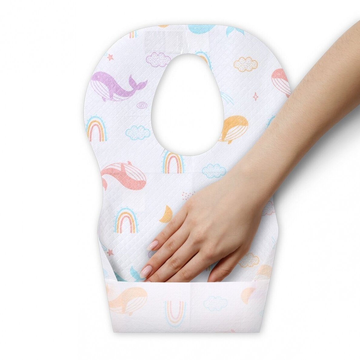BABYONO Disposable bibs 10pcs - Image 2