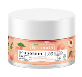 BIELENDA ECO SORBET Prebiootikumidega niisutav ja rahustav näokreem Virsik, 50ml