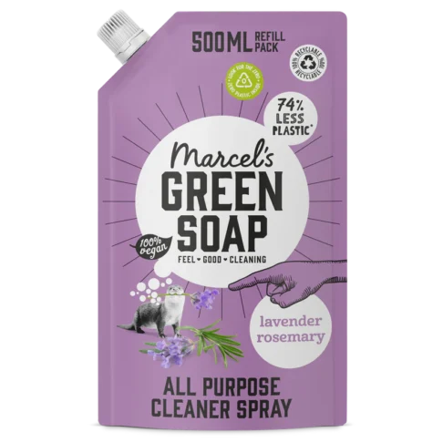 MARCELS GREEN SOAP lavendel ja rosmariin üldpuhastusvahend, TÄITEPAKEND  500 ml