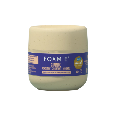 FOAMIE® kontsentreeritud niisutav šampoon peptiidide ja fermenteeritud riisiveega, 80g