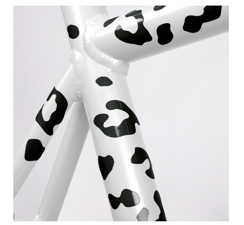 Bookman Helkurkleebised rattale, kiivrile või vankrile Leopardi mustriga, Must - Image 2