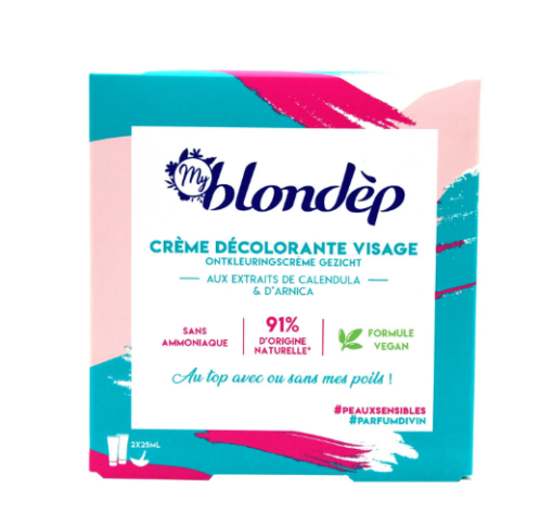 BLONDEPIL intentsiivselt helendav pleegituskreem tumedatele näokarvadele, 2x25ml