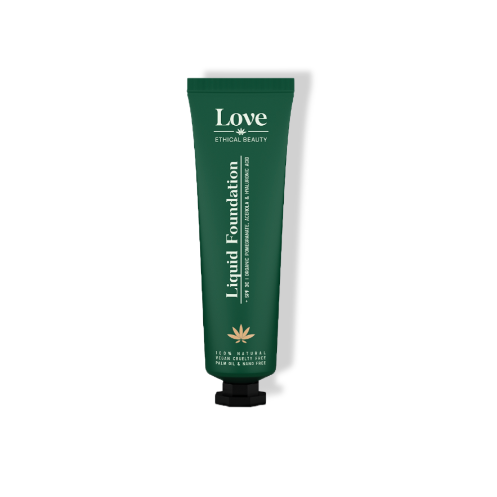 LOVE ETHICAL BEAUTY looduslik jumestuskreem SPF30, granaatõunaõli ja hüaluroonhappega, toon Light, 1ml TESTER - Image 2