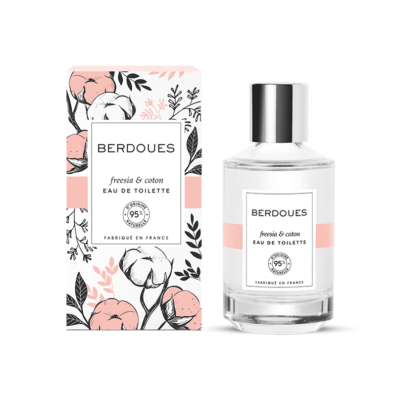 BERDOUES Freesia, jasmiini ja puuvilla akordiga värske tualettvesi, 100ml