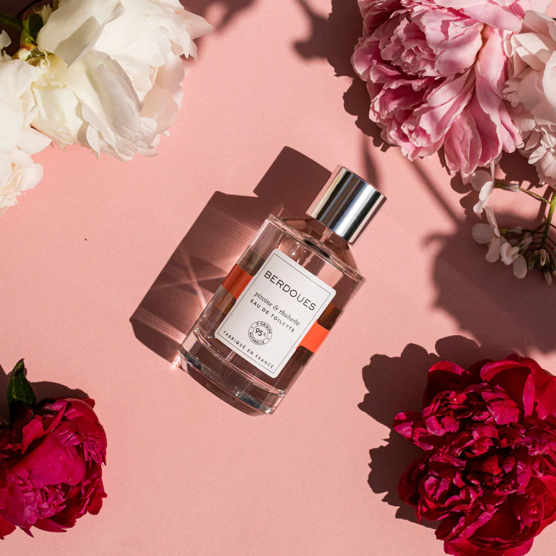 BERDOUES Pojengi ja rabarberi naiselik tualettvesi puuviljaste ja teravate aktsentidega, 100ml - Image 3