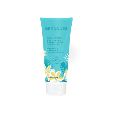 BERDOUES Monoï & Tiaré niisutav dušigeel, 200ml