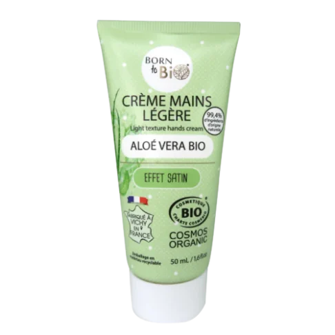 BORN TO BIO niisutav kätekreem aloe veraga, 50 ml