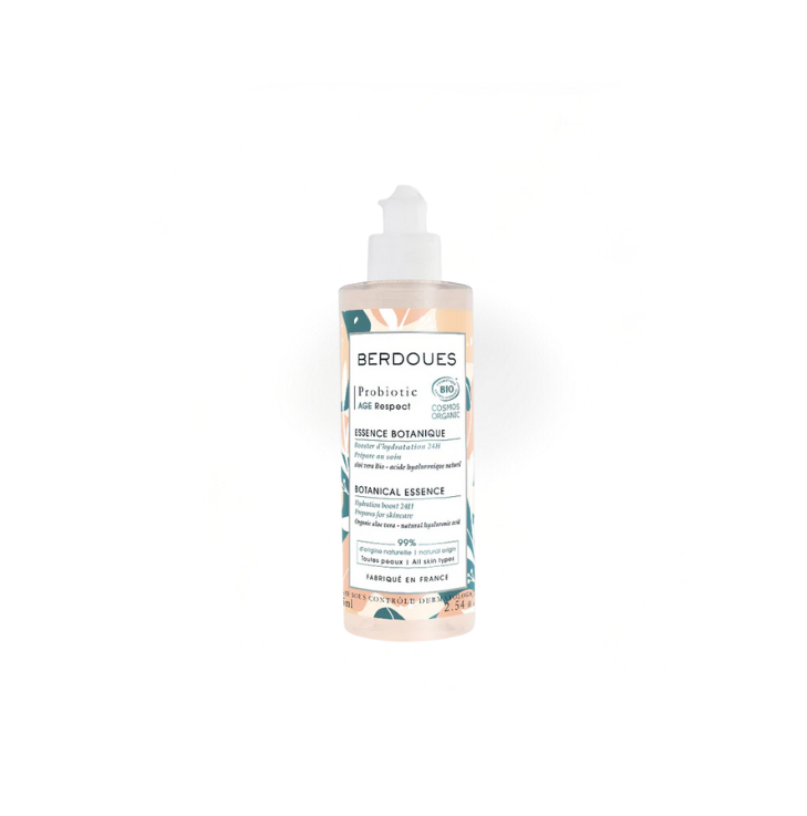 BERDOUES Age respect taimsete ekstraktidega essents hüaluroonhappe ja aloe veraga, 75ml