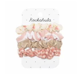 ROCKAHULA Tiny Blossom Scrunchie juuksekummid, 4 tk