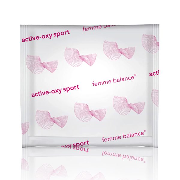 FEMME BALANCE® Aktiivhapnikuga hügieenisidemed sportimiseks, lõhnu neutraliseeriva ja väga tugeva imavusega, BIO tselluloosist, 10tk - Image 2